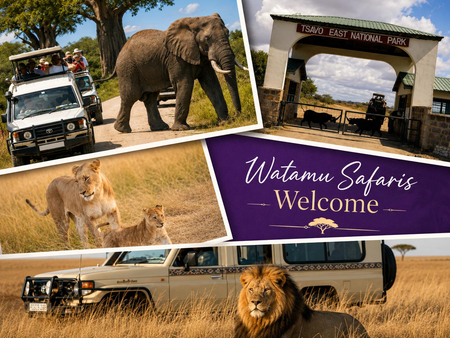 Tsavo East, Amboseli & Tsavo West Safari